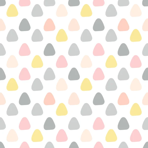 Cute Abstract Triangle Seamless Pattern Vector Illustration — Stock Vector