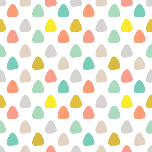 Cute Abstract Triangle Seamless Pattern Vector Illustration — Stock Vector