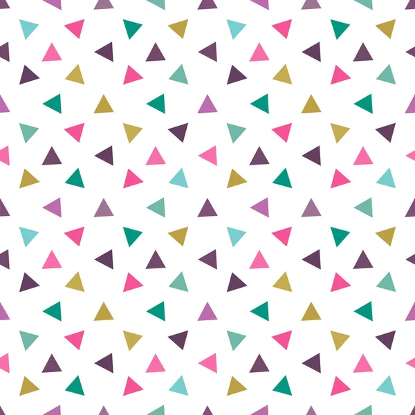 Nahtloses Dreieck Dreieckiger Endloser Hintergrund Geometrischer Formen Pfeilnahtloses Muster Vektorillustration — Stockvektor