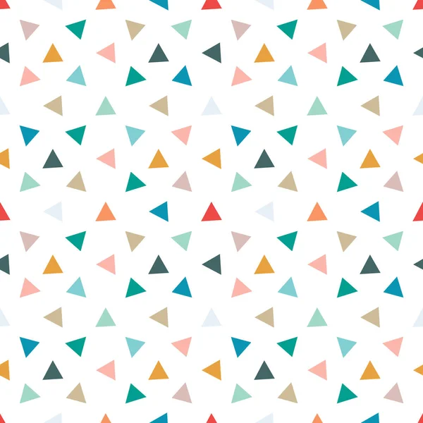 Driehoekige Achtergrond Naadloos Geometrisch Patroon Naadloze Abstracte Driehoek Geometrische Achtergrond — Stockvector