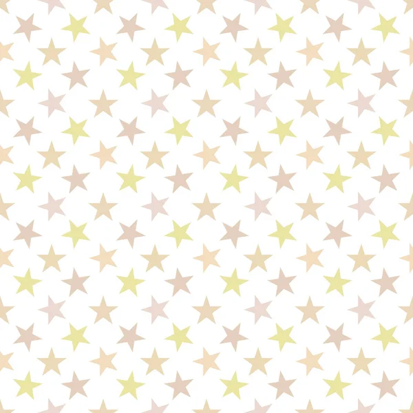 Απρόσκοπτη Μοτίβο Αστέρια Λευκό Φόντο Εικονογράφηση Διανύσματος — Διανυσματικό Αρχείο