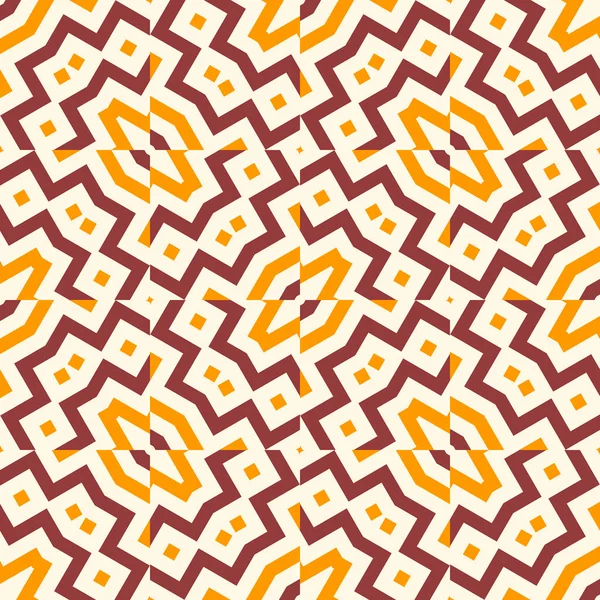 Motif Géométrique Ornemental Abstrait Sans Couture Avec Différentes Formes Mosaïque — Image vectorielle