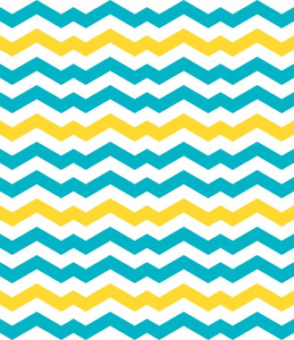 Kusursuz geometrik desen. Doğrusal zig zag arkaplanı. Sonsuz geometrik desen. Vektör illüstrasyonu.