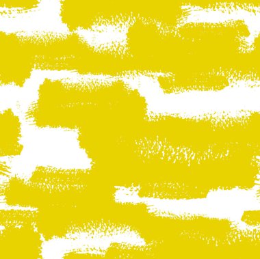 Renkli altın, beyaz grunge pürüzsüz desen, soyut fırça darbeleri, çizgiler ve boya lekeleri. Sonsuz doku, modern pasaklı arka plan. Vektör illüstrasyonu.