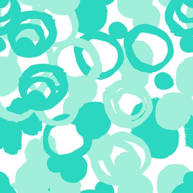 Elle çizilmiş fırça darbeleri, daireler, halkalar, boyalar geometrik şekiller ile naneli grunge geometrik şekiller. Dağınık bir yapısı, kirli bir geçmişi var. Vektör.