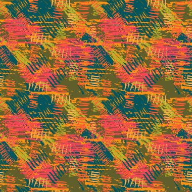 Kusursuz soyut bir arkaplan. Sonsuz geometrik desen. Vektör illüstrasyonu. 