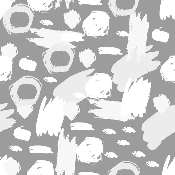 Elle çizilmiş fırça darbeleri, daireler, halkalar ve boya sıçramaları, çizgiler, geometrik şekiller ile siyah ve beyaz geometrik şekiller. Dağınık bir yapısı, kirli bir geçmişi var. Vektör.