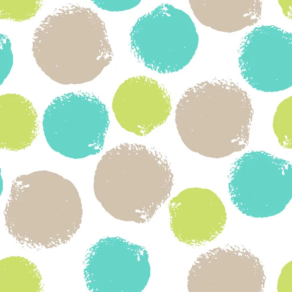 Soyut el fırça darbeleri, boya sıçramaları, daireler, noktalar, geometrik şekiller. Dağınık sonsuzluk dokusu, modern pasaklı arka plan. Vektör illüstrasyonu..