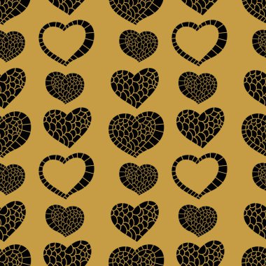 Kalpli, soyut, pürüzsüz desen. Vektör illüstrasyonu.