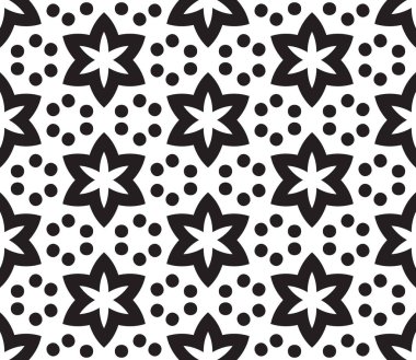 Soyut çiçek süsü, pürüzsüz desen. Fantazi geometrik arka plan. Ambalaj kağıdı, tekstil, kumaş. Vektör illüstrasyonu.  