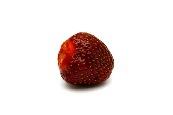 Reife Saftige Erdbeeren Aus Nächster Nähe — Stockfoto