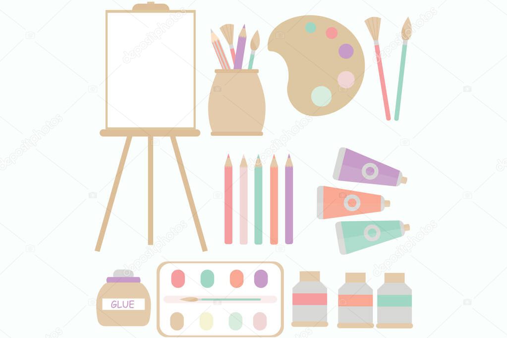 art and paint tools