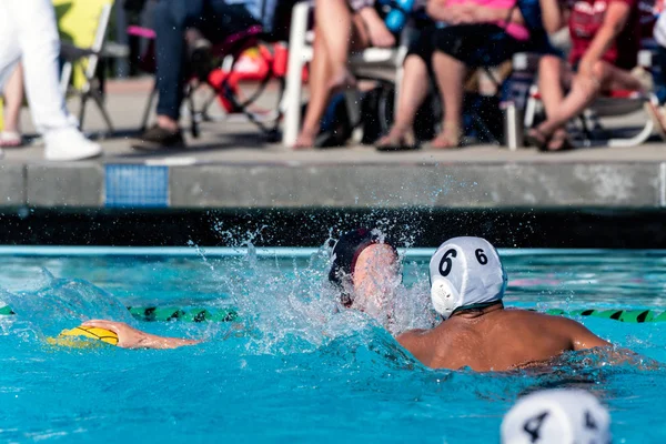 Intensity shows in the competing water athletes. — Stock Photo, Image