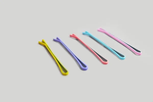 Cute Colorful Hair Pin Hair Accessories Bobby Pin 90S Colored — Stock Photo, Image