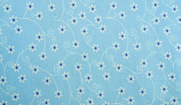 Stoff Mit Blumenmuster Nützlich Für Die Textur Schöne Antike Vintage — Stockfoto