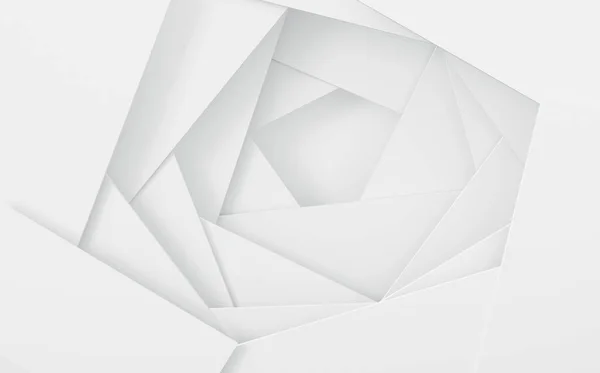 Abstracte Witte Vormen Achtergrond Textuur Met Geometrische Vorm Renderen Ontwerp — Stockfoto