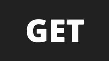 Reklam pankartı tanıtımına başla. Hareket grafikleri animasyonu. 4k görüntü.