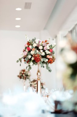 Düğün dekorasyon, iç. Şenlikli. Ziyafet tablo