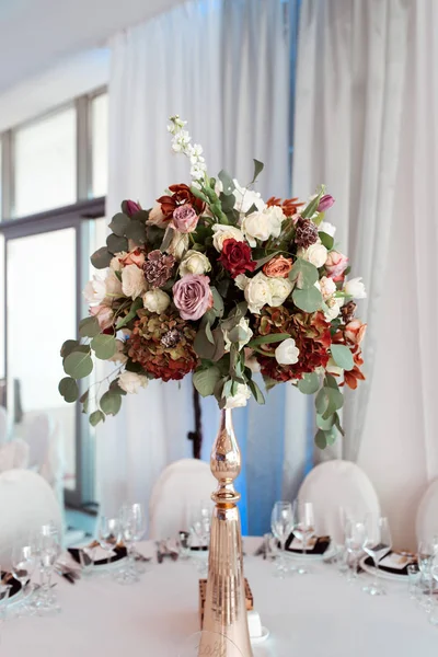 Wedding Decor Interior Festive Banquet Table — Stock Photo, Image