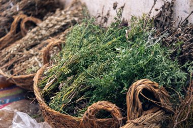 Marakeş, Fas 'taki eski bir baharat dükkanı.