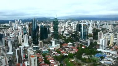 Panama City Skyline görünümü, merkezi iş bölgesine, Panama city, Orta Amerika