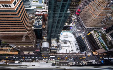 New York City 5th Ave dikey arka plan