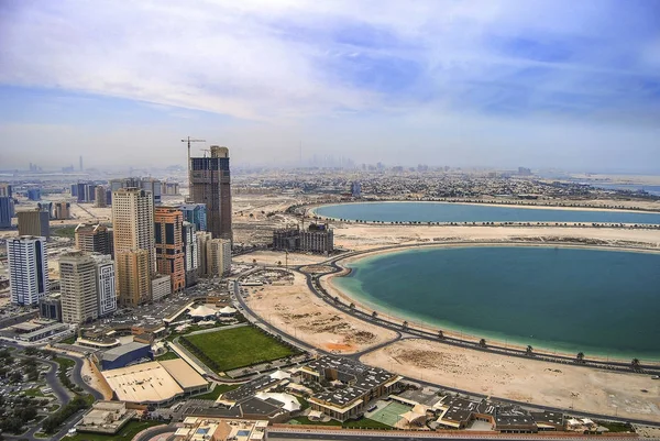 Вид Місто Абу Дабі Єднані Арабські Емірати — стокове фото