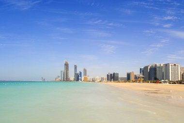 Abu Dhabi, Birleşik Arap Emirlikleri. plaj