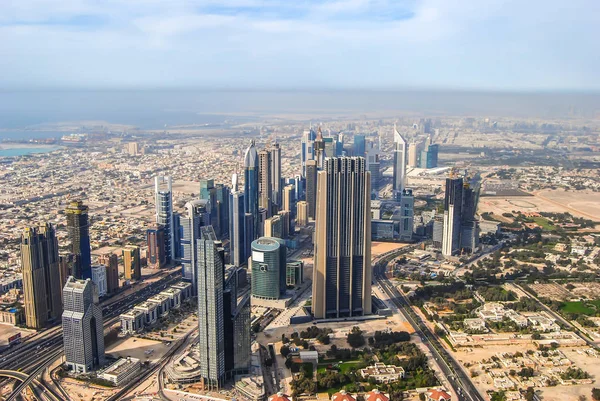 Dubai Die Skyline Von Downtown — Stockfoto