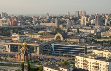 Ana tren istasyonu, Kiev, Ukrayna.