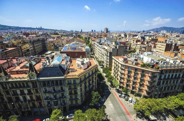Прекрасний Вид Центр Барселони Іспанія — стокове фото