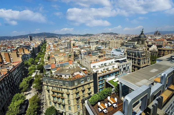 Skyline Барселона Іспанія Архітектура Міста Барселона — стокове фото