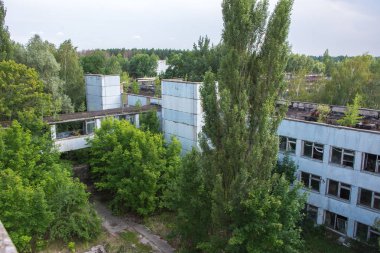 Pripyat, hayalet kasaba nükleer felaketinden sonra kurulan Çernobil dışlama bölgedeki eski Jüpiter fabrikada