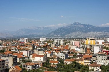 Eski kentinin Skoder, Arnavutluk üstten görünüm