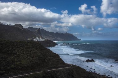 Havadan görünümü Tenerife Kanarya Adaları, İspanya.