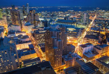 San Francisco, California, ABD Hava cityscape