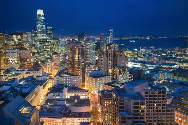 Letecké Panorama Pohled San Francisco Kalifornie Usa — Stock fotografie