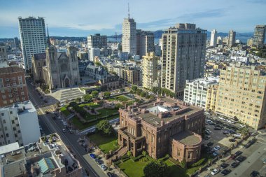 Grace Katedrali - San Francisco, California Hava Panoraması
