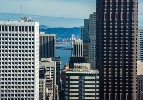 San Francisco Skyline Obchodní Centrum Města Kalifornie — Stock fotografie