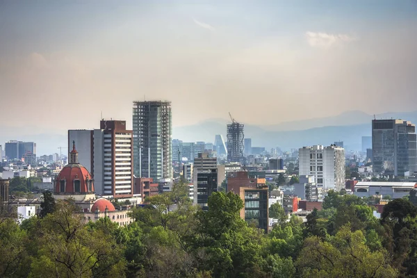 Plaza Paseo Reforma Ciudad México México Vista Aérea Los Negocios —  Fotos de Stock