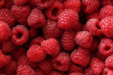 Sulu olgun ahududuları yakından çek. Ahududu arka planı. Çilek bileşimi.