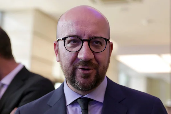 Sofia Bulgaria May 2018 Prime Minister Belgium Charles Michel Attends — Stock Photo, Image