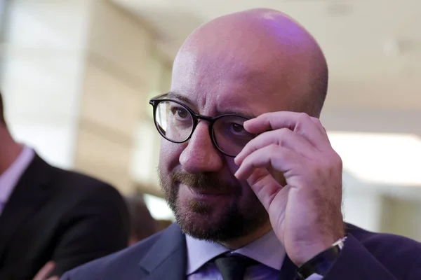 Sofia Bulgaria May 2018 Prime Minister Belgium Charles Michel Attends — Stock Photo, Image