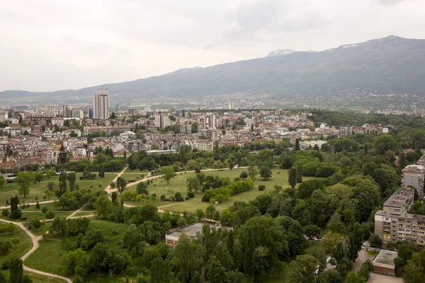 Sofia ブルガリアの中心の空撮 — ストック写真