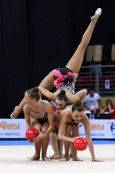 Sofia Bulgaristan Eylül 2018 Takım Slovenya 2018 Ritmik Jimnastik Dünya — Stok fotoğraf