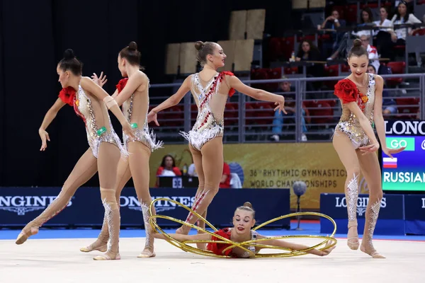 Sofia Bulgaristan Eylül 2018 Takım Rusya Federasyonu 2018 Ritmik Jimnastik — Stok fotoğraf