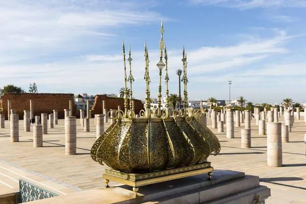 Hassan Tower Tour Hassan Minaret Incomplete Mosque Rabat Morocco Remnants — Stock Photo, Image