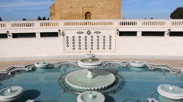 Tour Hassan Tour Hassan Est Minaret Une Mosquée Incomplète Rabat — Video