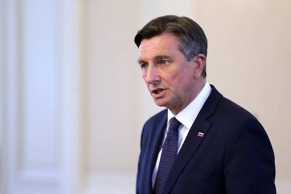 Prezydent Słowenii Borut Pahor — Zdjęcie stockowe