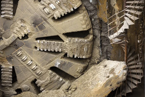 Tunnel Boring Machine élément avant — Photo